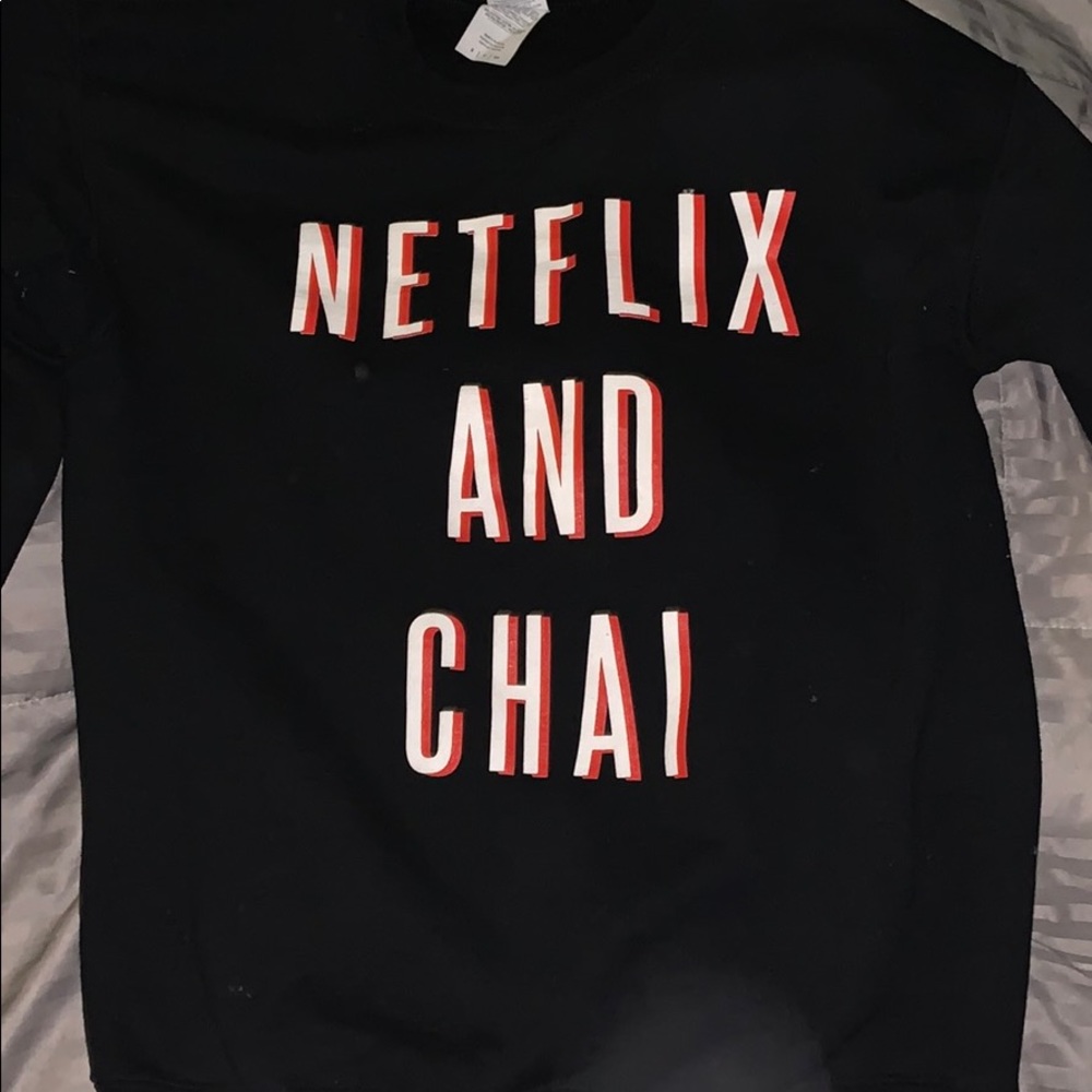 NETFLIX & CHAI sweatshirt 🎬☕️